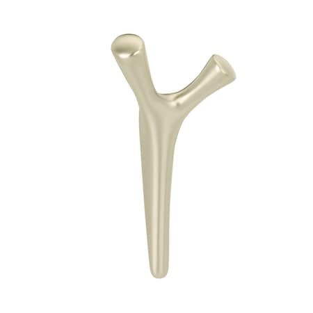 Amerock Kodiak Contemporary Double Prong Golden Champagne Wall Hook HBX37017BBZ